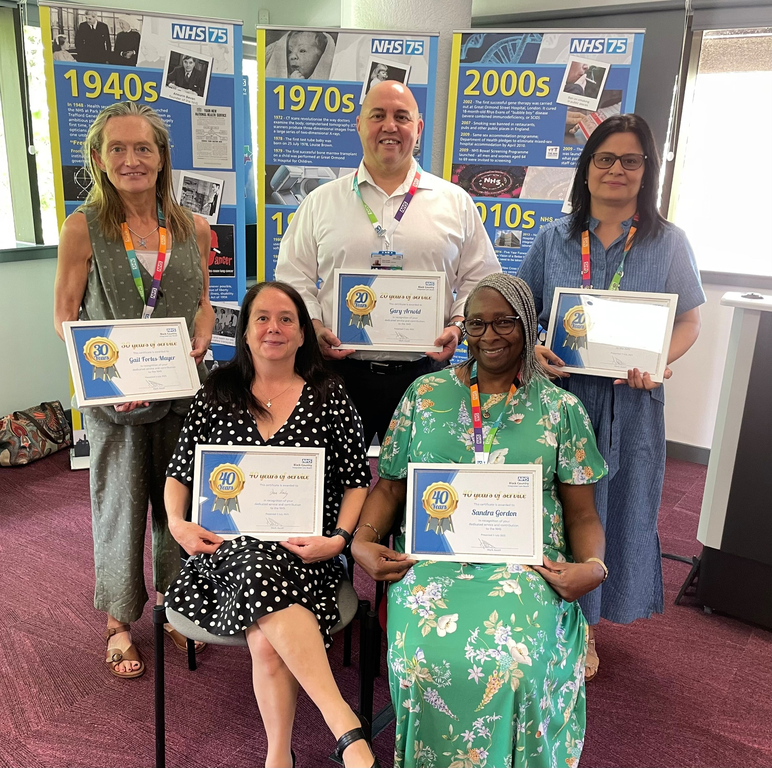 L-R Gail Fortes- Mayer, Dawn Rowley, Gary Arnold, Sandra Gordon and Jyoti Saini.jpg